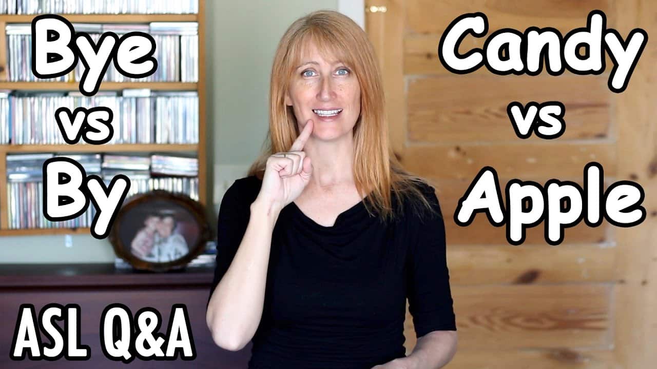 Bye vs By and Candy vs Apple ASL Viewer Q&A My Smart Hands