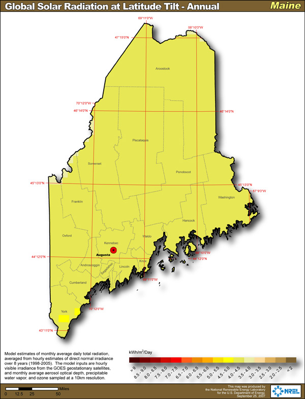 Maine Solar Power Info