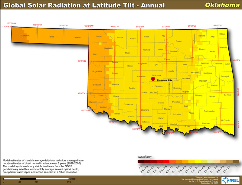 Oklahoma Solar Power Info