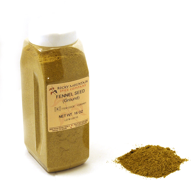 Ground Fennel Seed Bulk Herbs and Spicer MySpicer