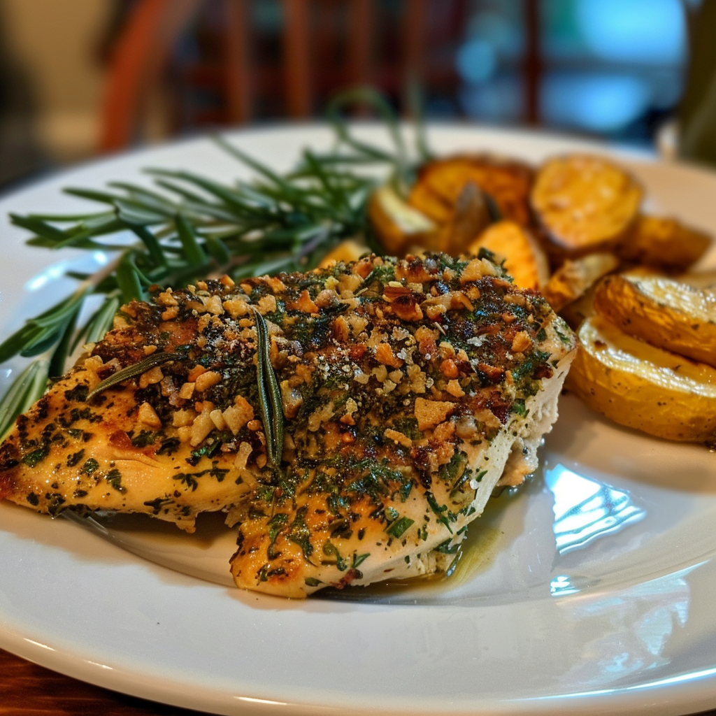 Rocky Mountain Herb Crusted Chicken Breast & Herbes de Provence Roasted
