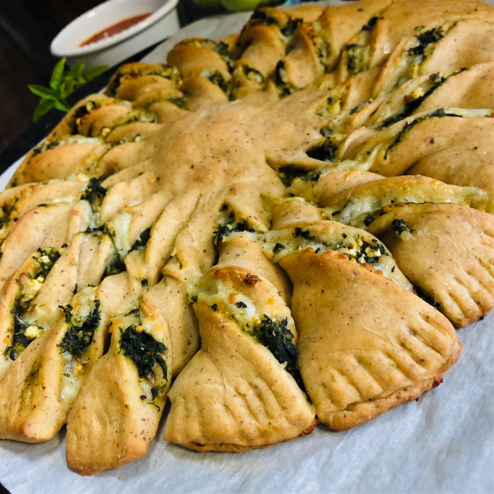 Spinach and Feta Tarte Soleil My Spice Trail