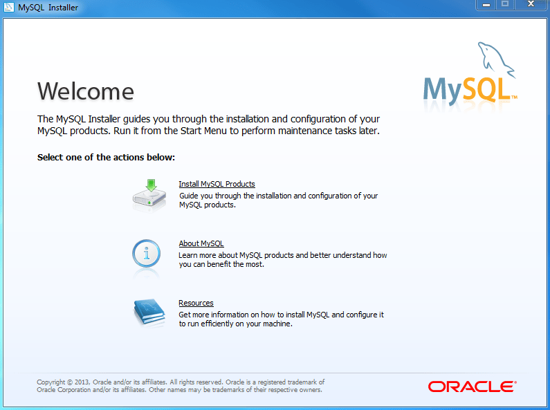 Install MySQL on Windows Using MySQL Installer