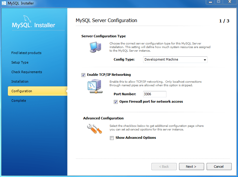 Install MySQL on Windows Using MySQL Installer