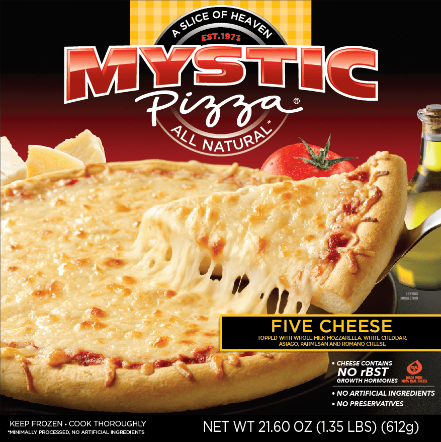 Five Cheese Pizza Ingredients and Nutritional Facts Mystic Pizza