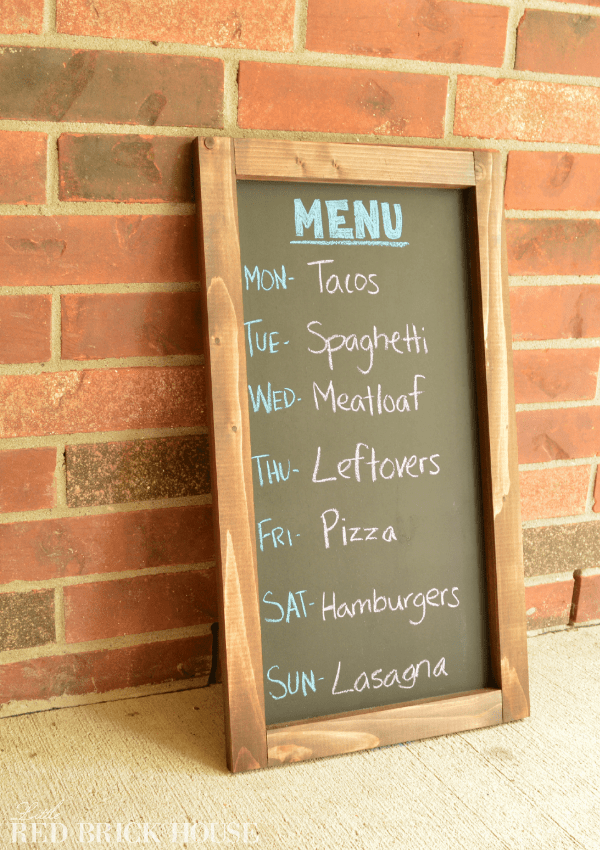 Chalkboard Menu Board