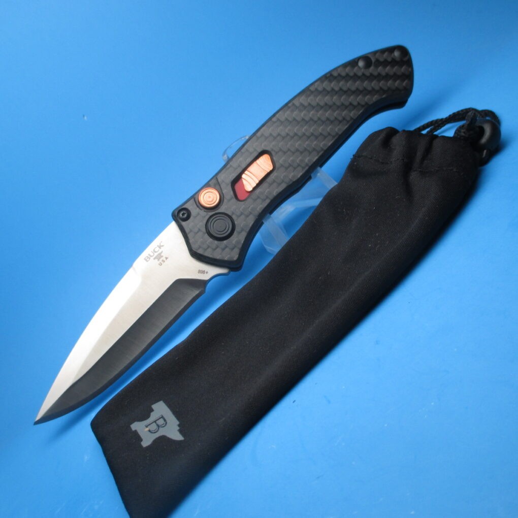 Buck 898 Impact Limited Edition Carbon Fiber Switchblade Knife