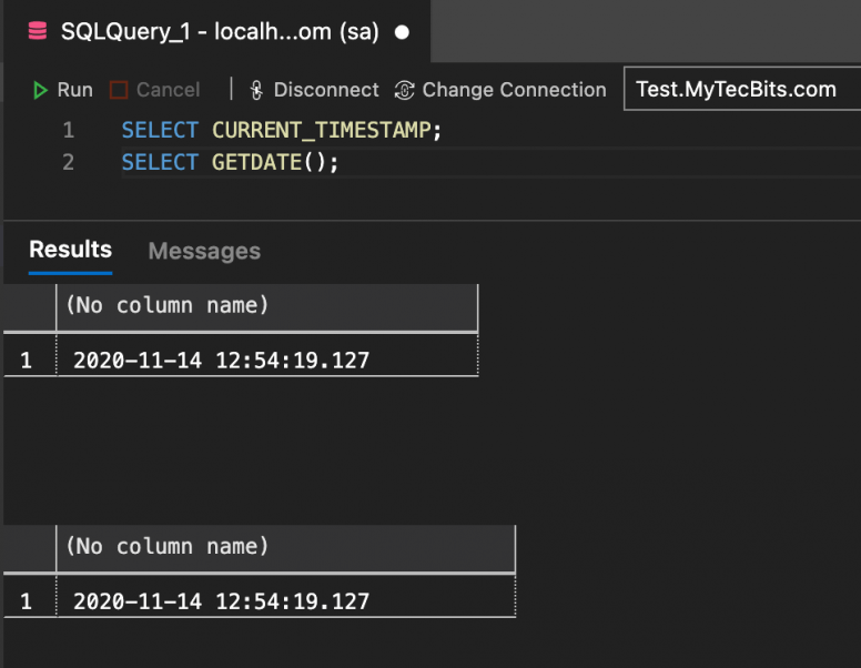 GETDATE() vs CURRENT_TIMESTAMP in SQL Server My Tec Bits