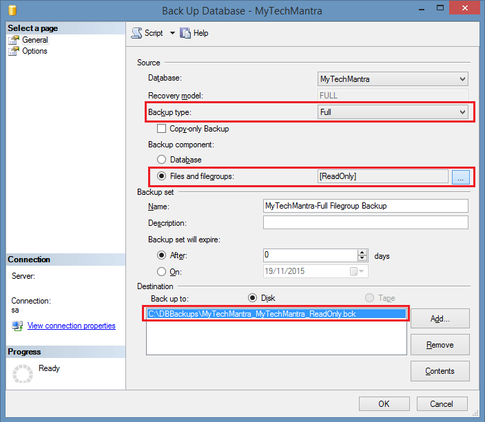 FILEGROUP Backup in SQL Server Step by Step Tutorial with Examples