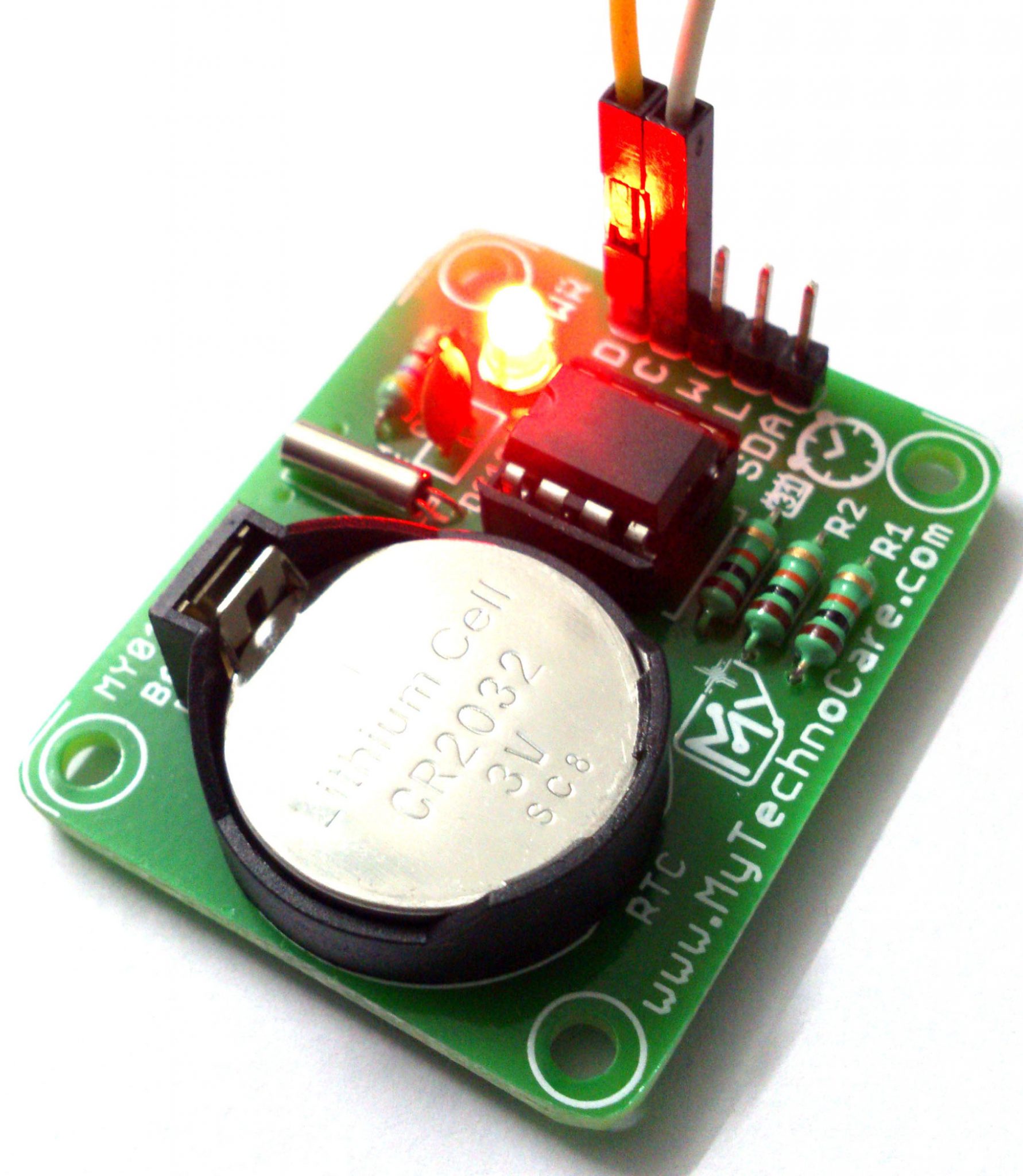DS1307 RTC Module Real Time Clock Circuit For Microcontroller MY TechnoCare
