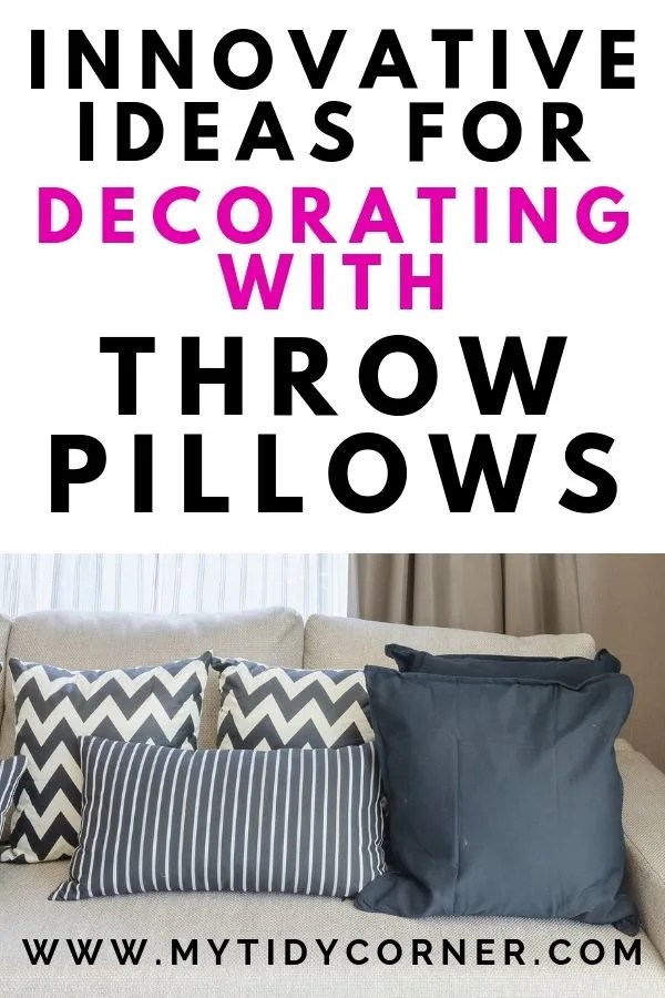 Decorating with Throw Pillows Ideas to Help Enhance Your Decor!