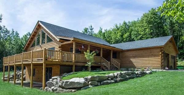 At Just 127,000, This Splendid Cheyenne Model Log Home Has a Must SEE