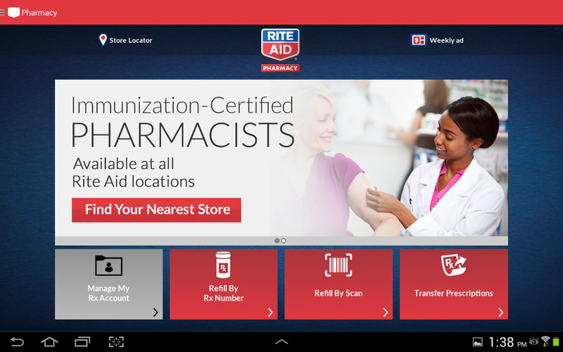 Free Rite Aid Pharmacy cell phone app