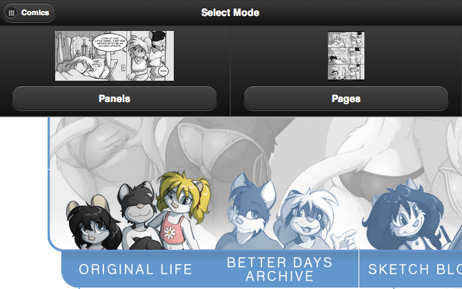 Free Furry Comics Reader cell phone app