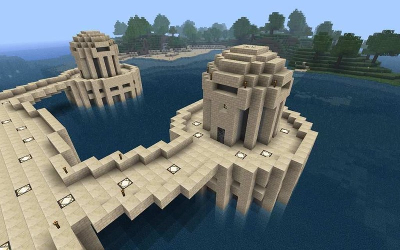 Free EPIC Minecraft Build Wallpaper cell phone app