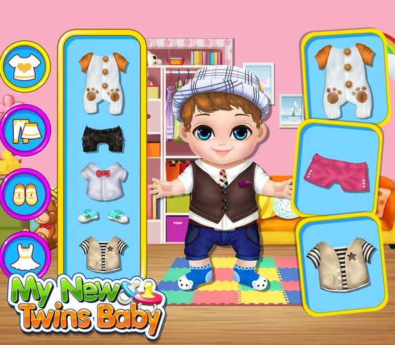 Free My New Baby Twins cell phone game
