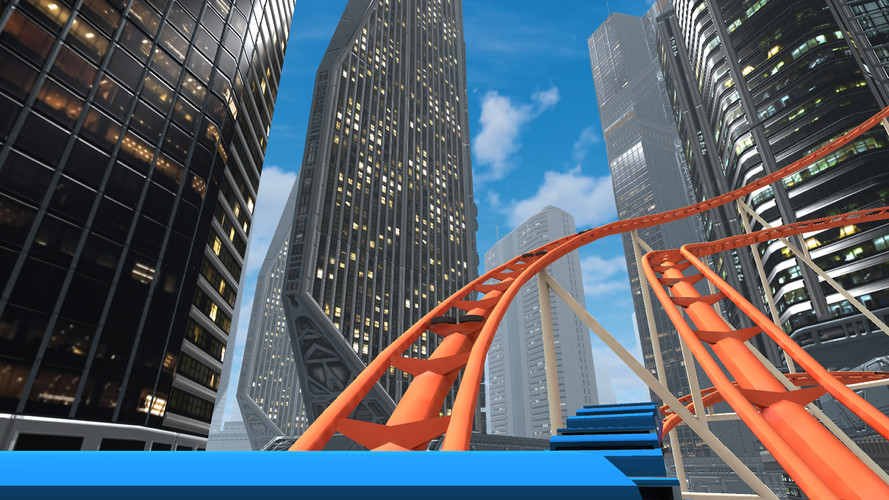 Free VR Roller Coaster cell phone game