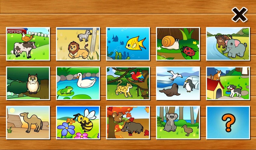 Free Animal Puzzle for Toddlers cell phone game