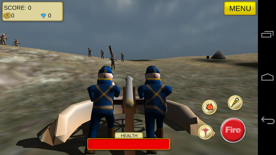 Free Cannon Shooter US Civil War cell phone game