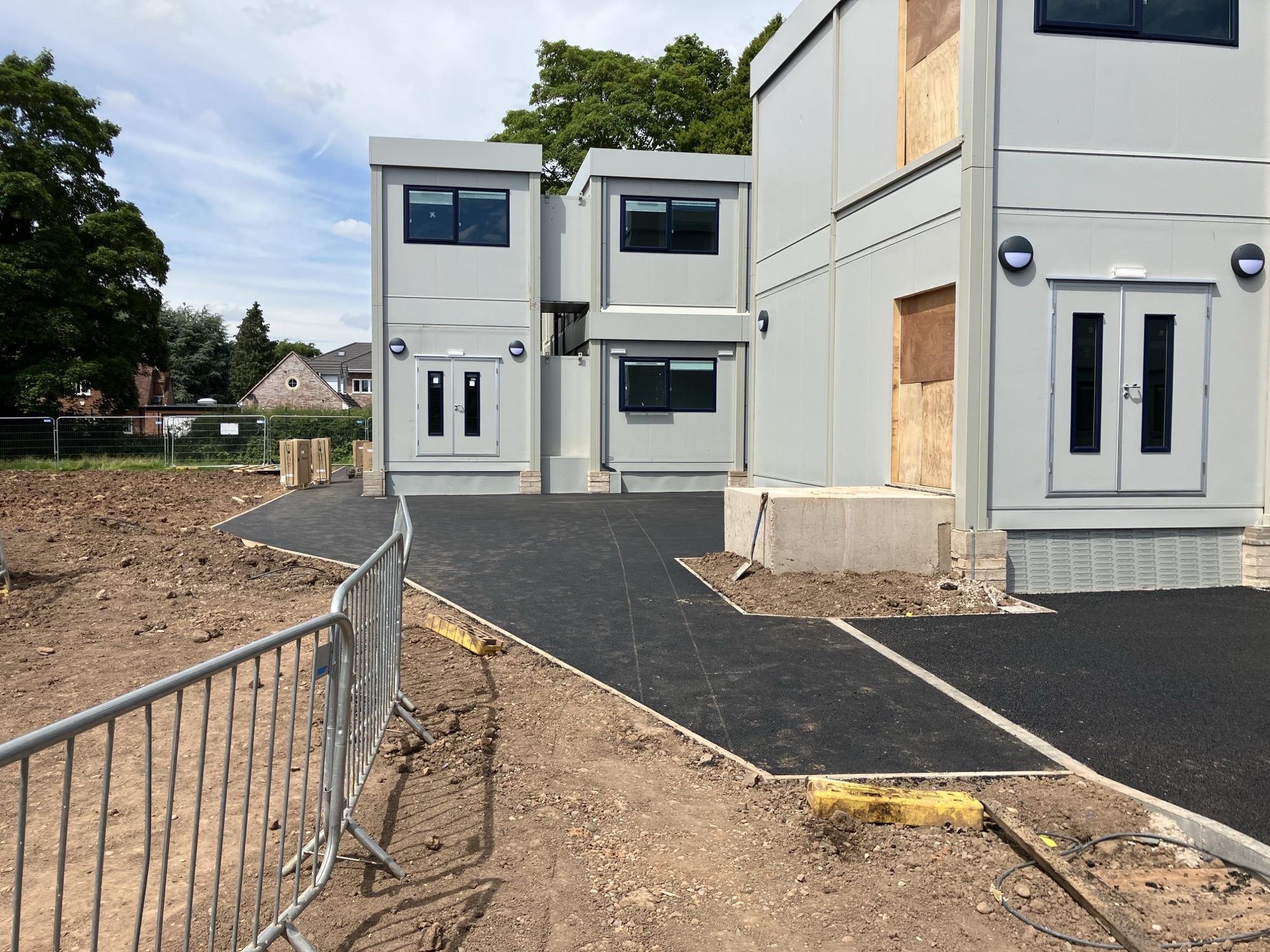 Modular building progress Myton School