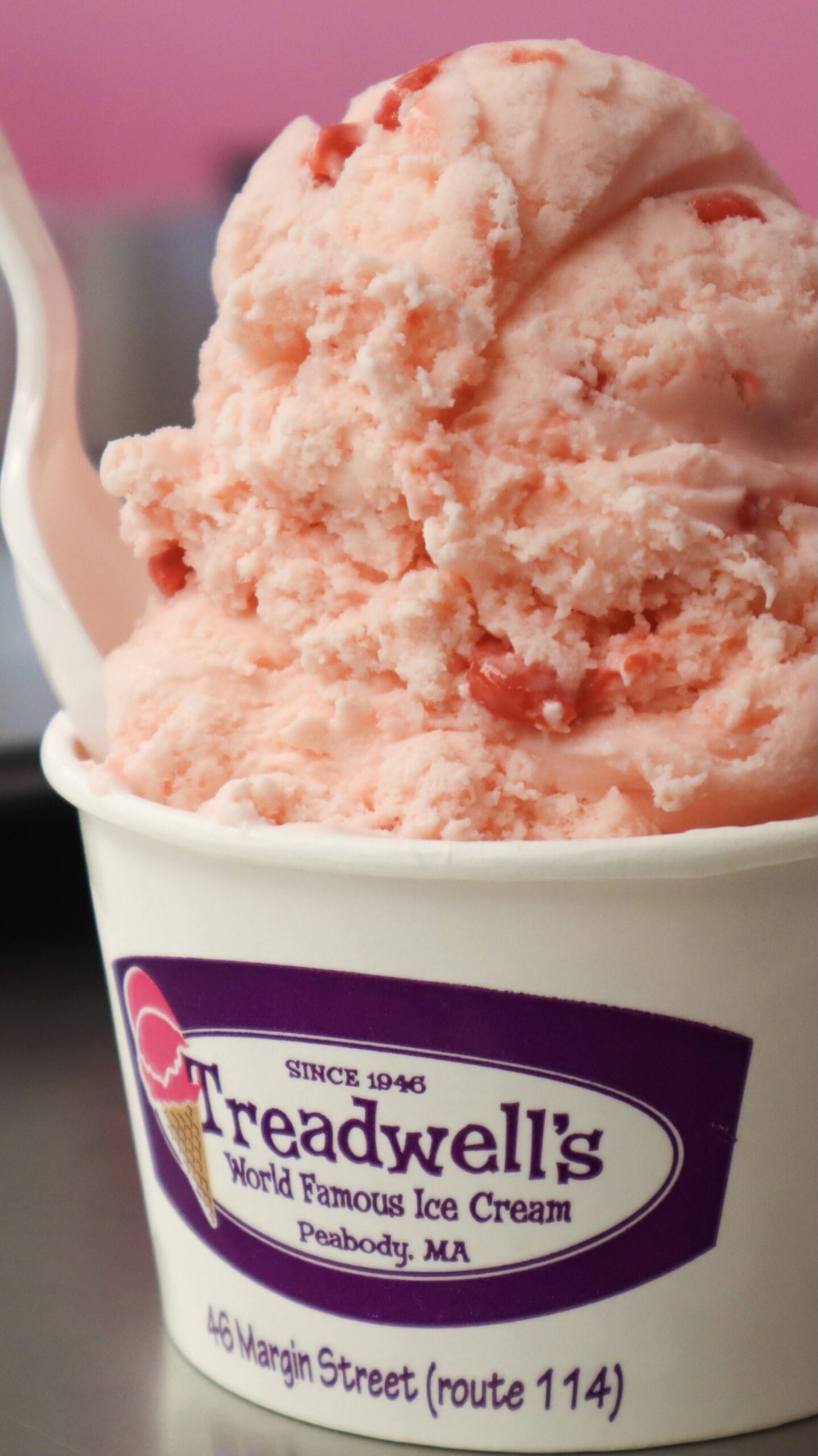 Menu Treadwell's Ice Cream
