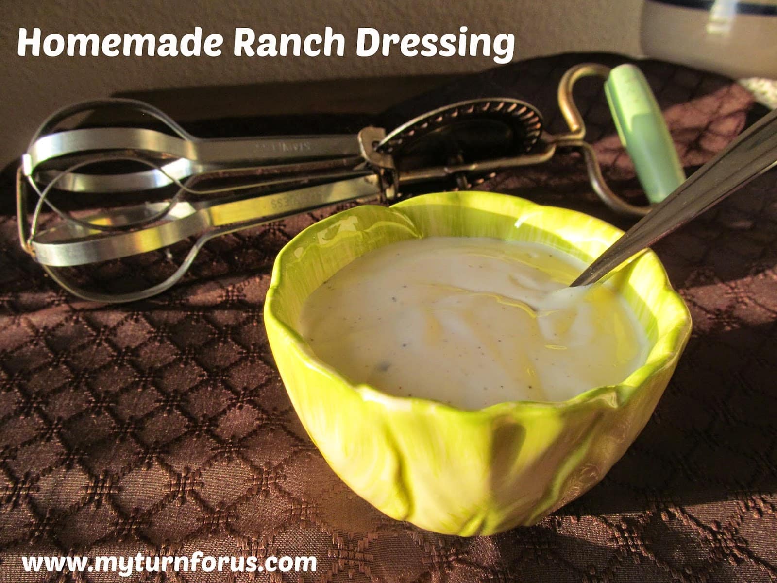 ButtermilkChive Dressing My Turn for Us