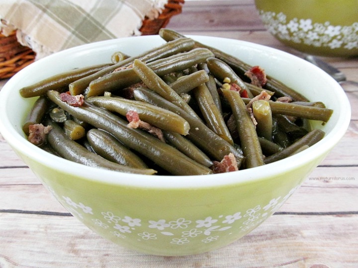 Old Fashioned Green Beans Southern Style My Turn for Us