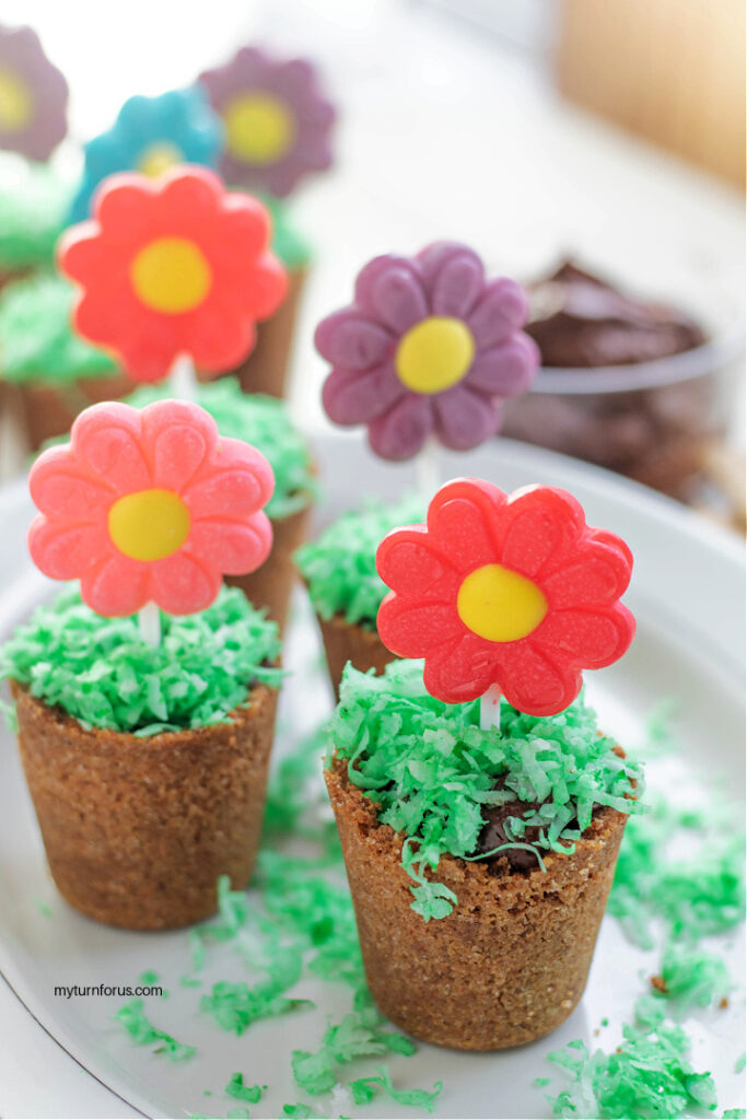 Flower Pot Dessert Cups My Turn for Us