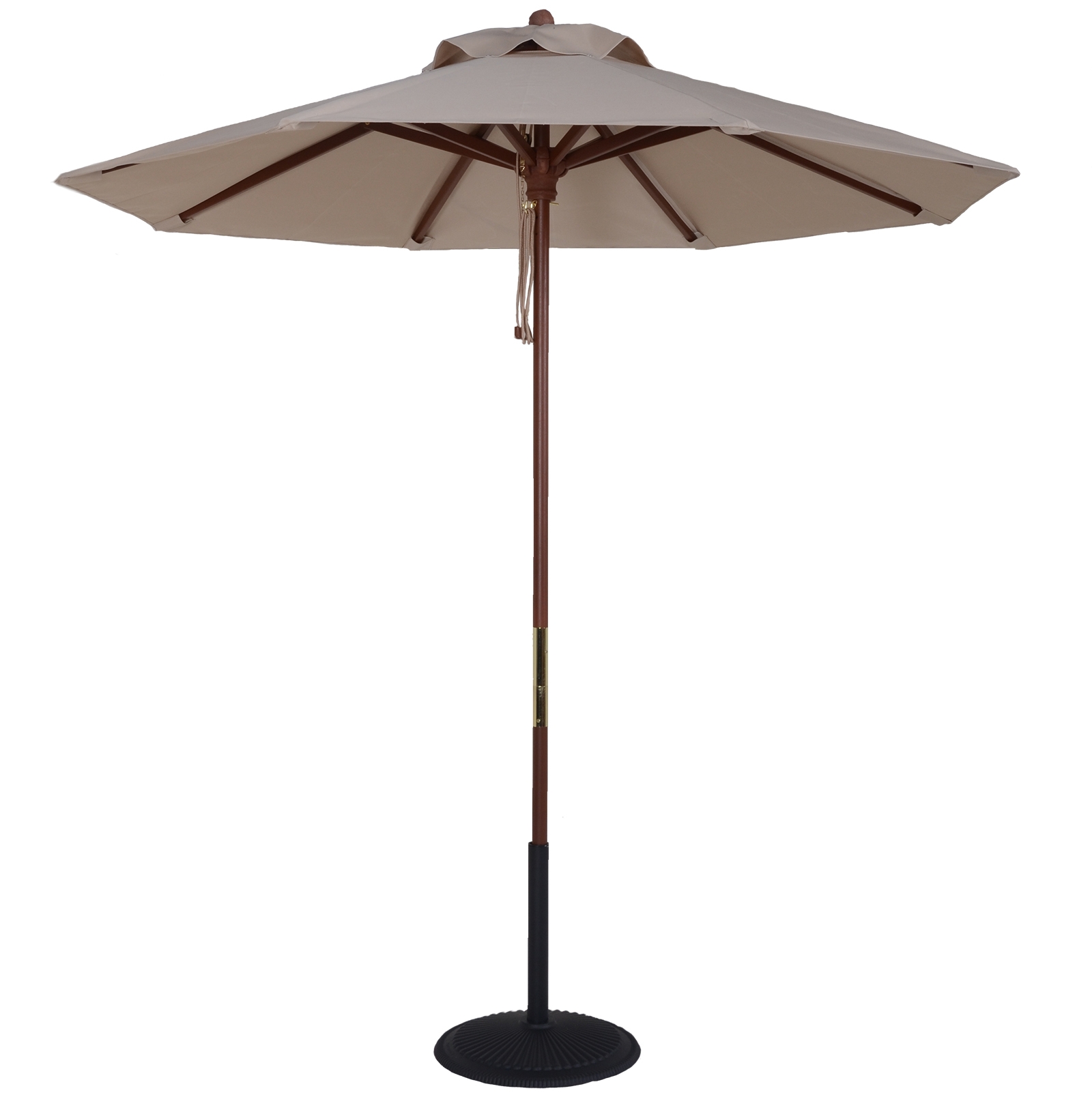 7.5 ft. Wood Market Umbrella by My Umbrella Shop