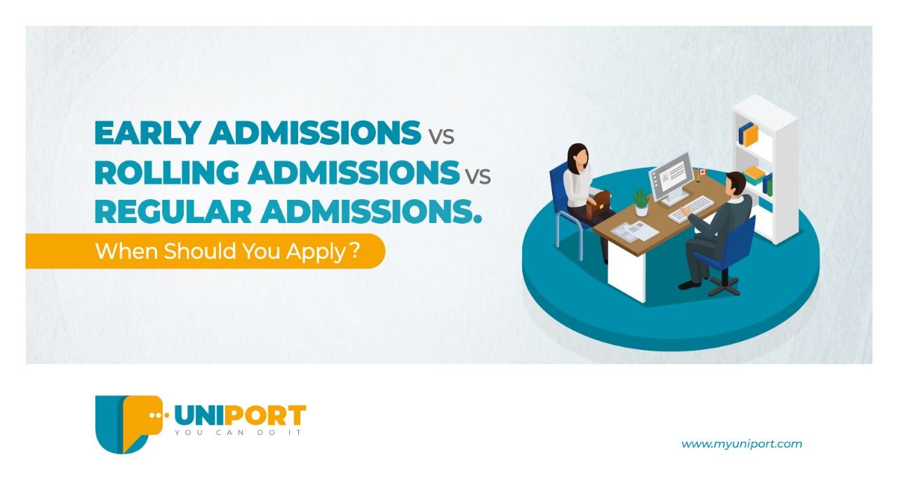 Early Admissions vs Rolling Admissions vs Regular Admissions. When
