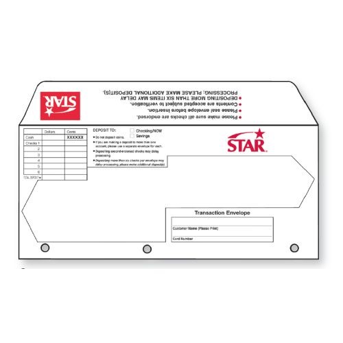 to Vault ATM Envelopes