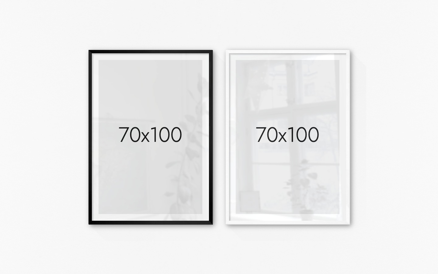 Frames in different sizes