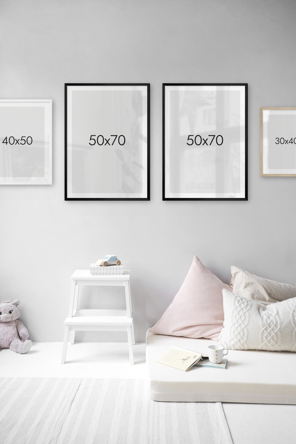 4 techniques to chose the right picture frames for your room
