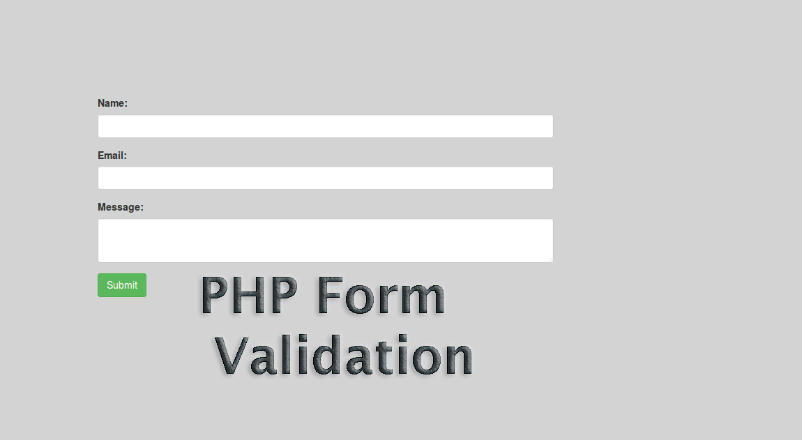 Create Your Own PHP Form Validation Library PHP MyCode