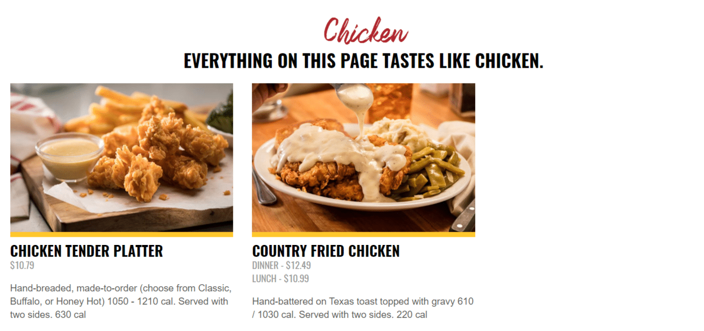 Cheddar's Menu and Deals