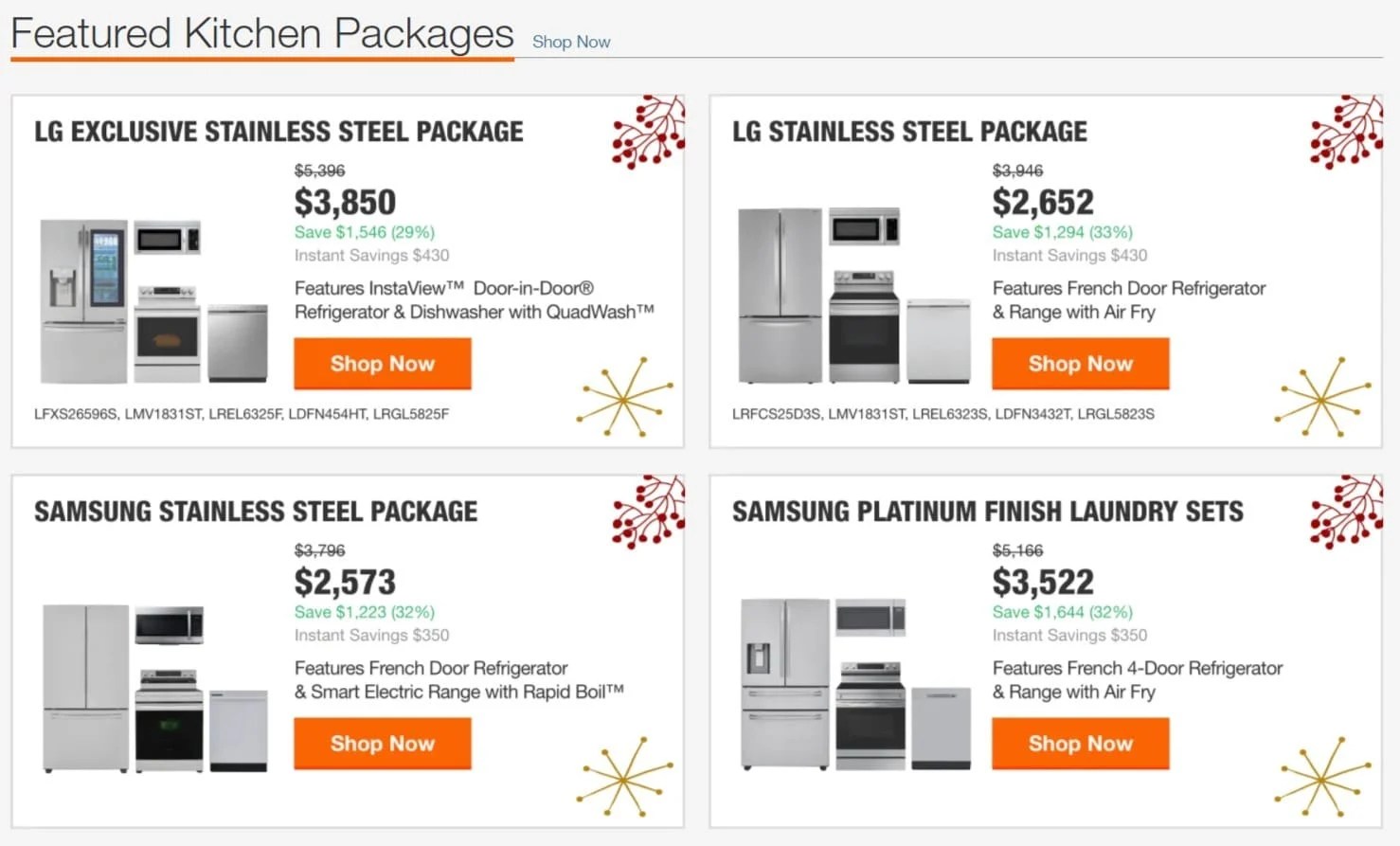 Home Depot Black Friday Appliance Savings 2022