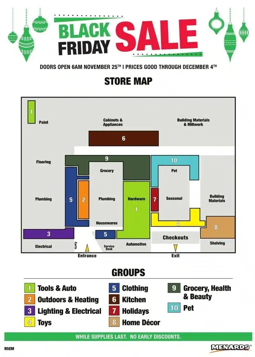 Menards Black Friday 2023 Sale Ad