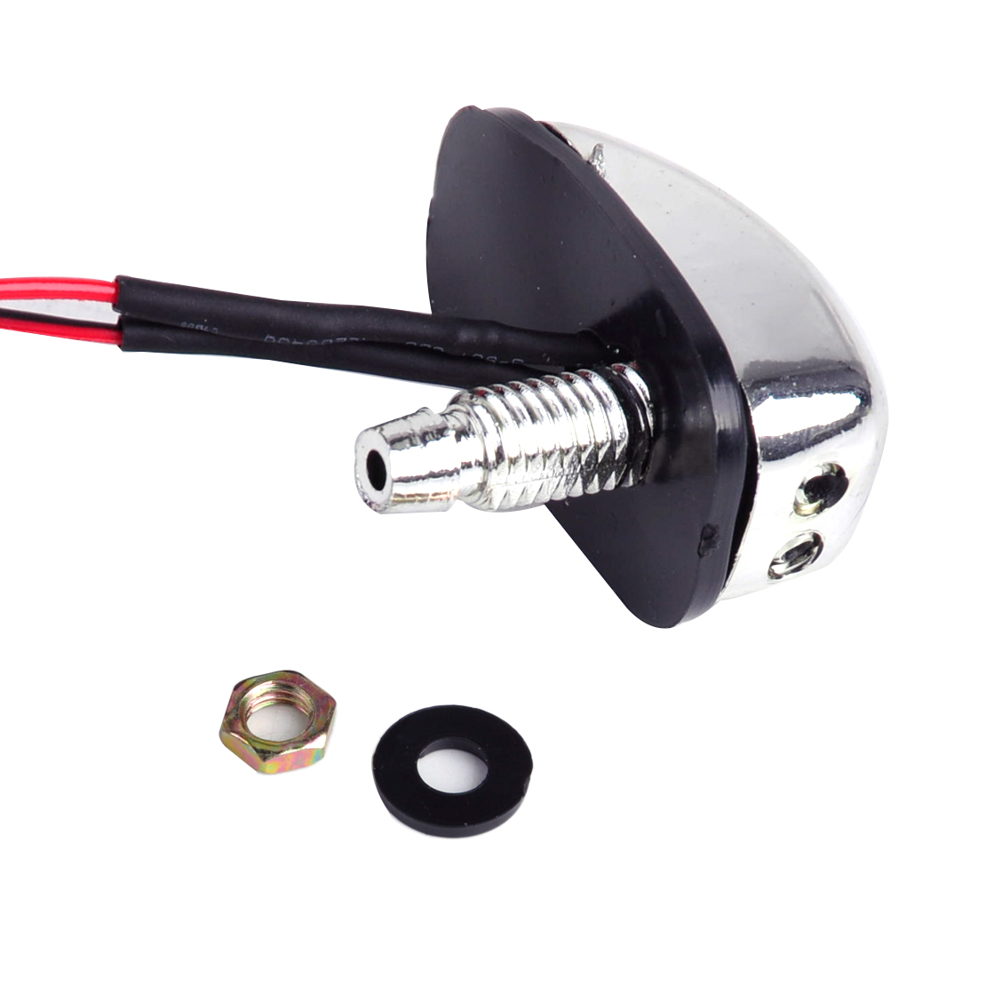 Universal 2pcs RED LED Light Windshield Washer Wiper Jet Water Spray