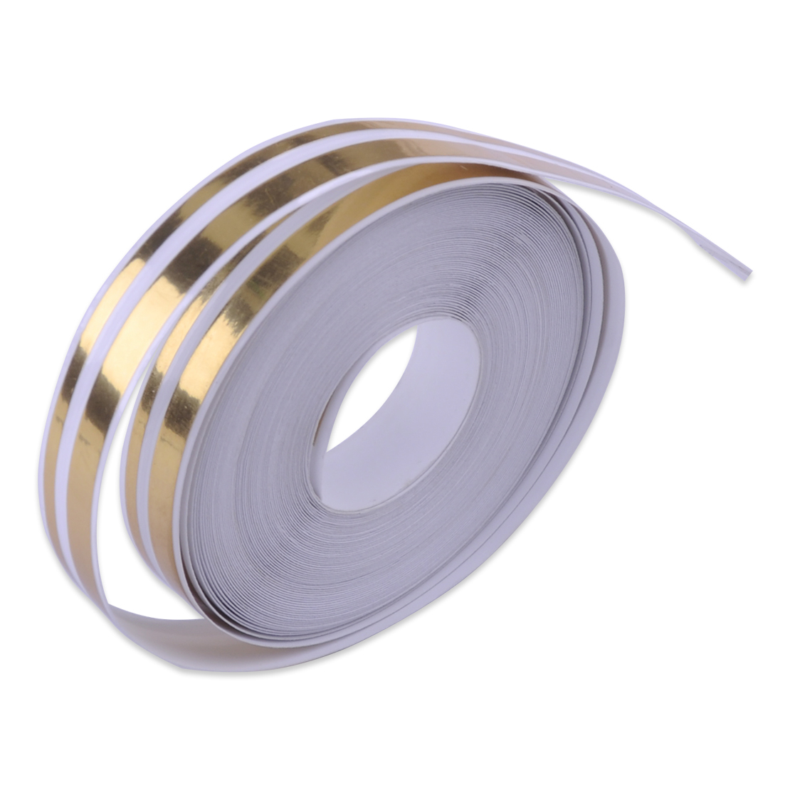 12mm Gold Car Double Line Pinstripe Vinyl Pin Stripe Tape Steamline