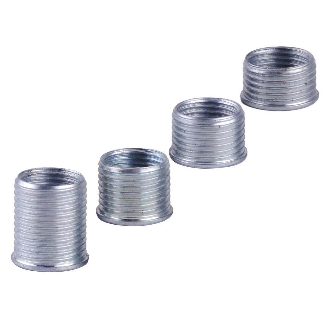 Metal M14X1.25 Spark Plug Helicoil Thread Reamer Tap Repair Kit with 4