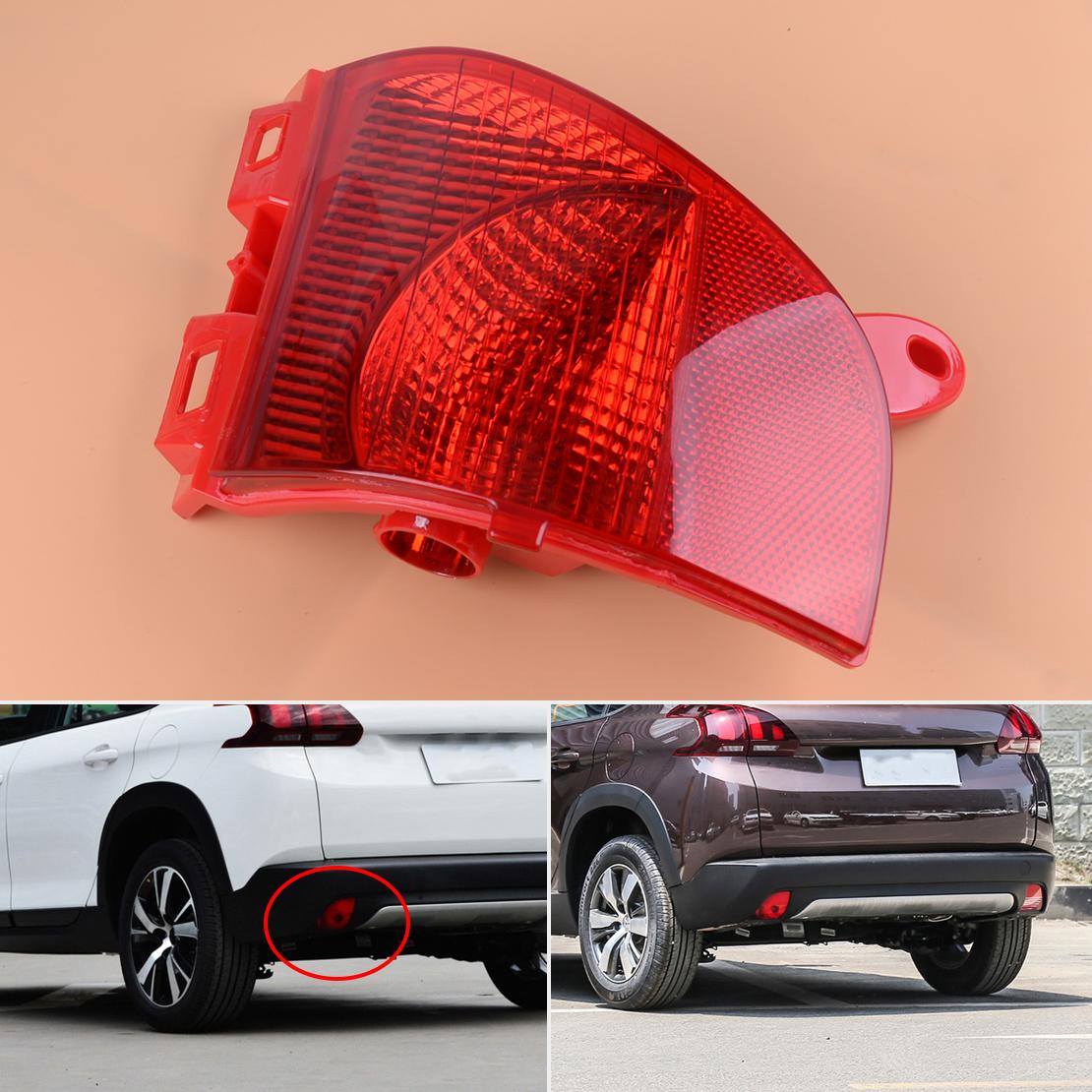 Tail Rear Bumper Left Fog Light Lamp Set Fit for Peugeot 2008 308CC