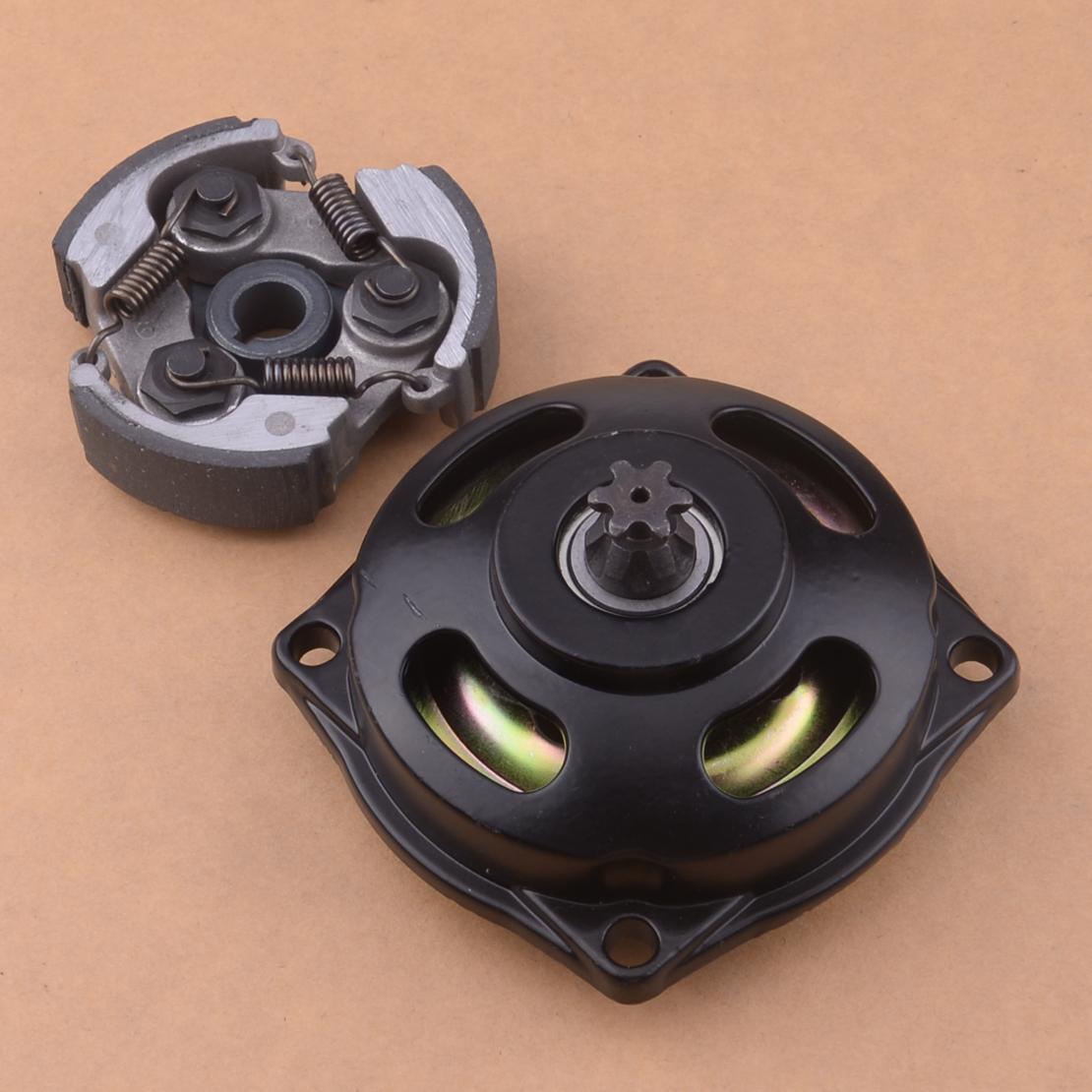 6T Clutch Drum Pad Bell Gear Box Kit For 47cc 49cc Pocket Dirt Bike Mini Quad Motorcycle Parts