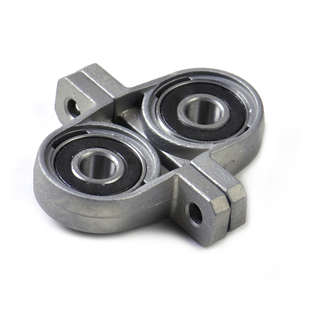 NEW 8mm Pair Pillow Block Cast Housing Mounted Ball Bearings Vertical