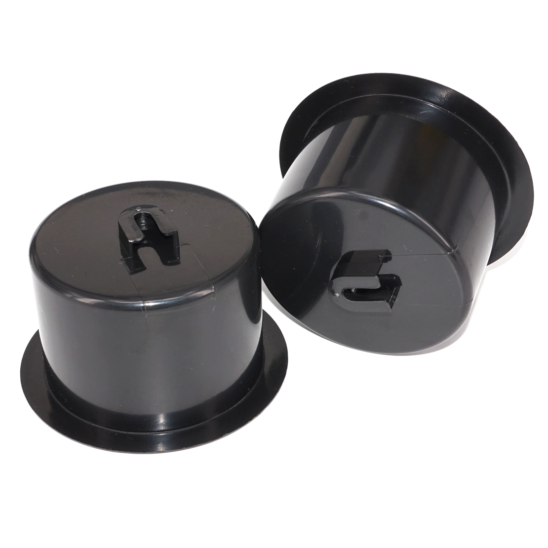 2pc Sofa Cup Holder Recliner Couch Boat Patios Insert Black Plastic Cup