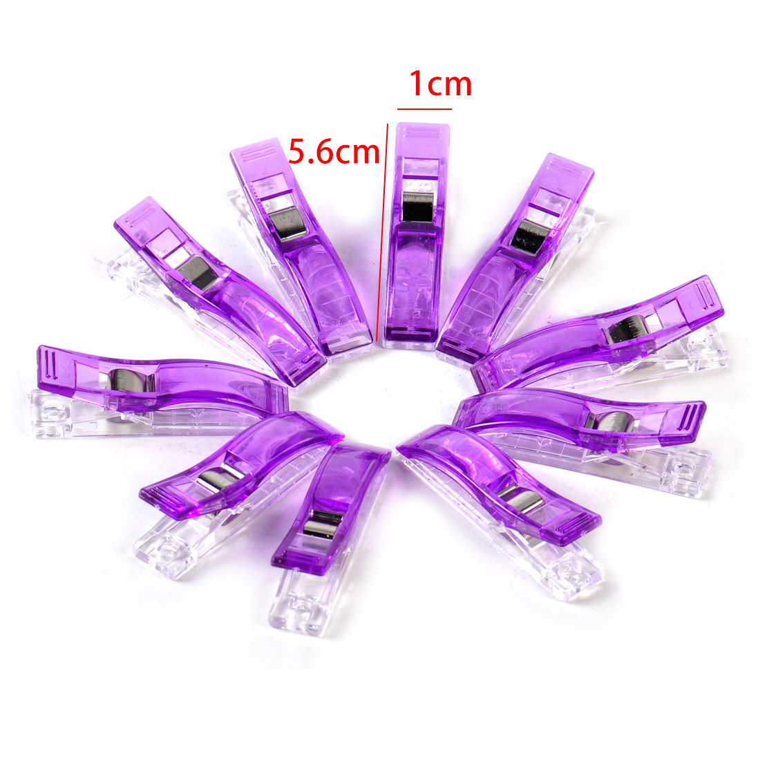 10x Fabric Sewing Quilting Knitting Crochet Craft Wonder Clips Clamps