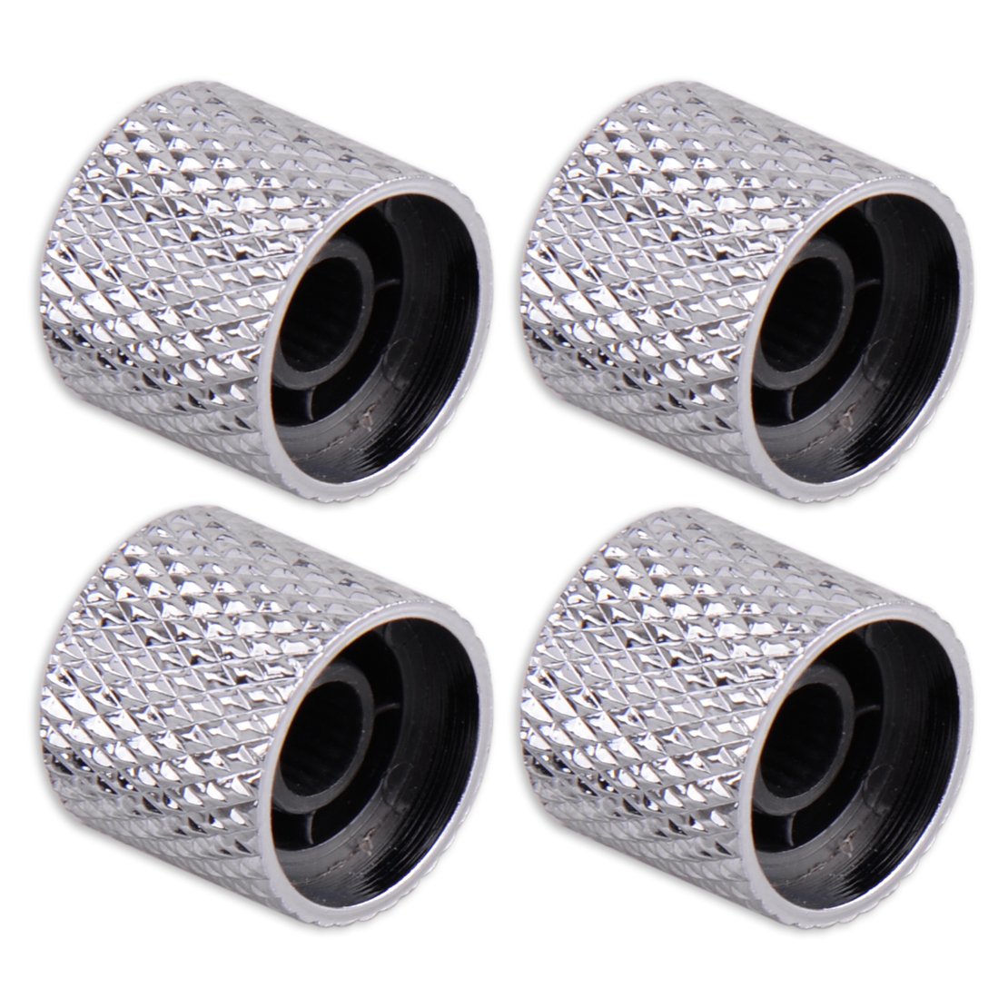 4pcs Screw Splitshaft Dome Tone Volume Control Knobs For Electric
