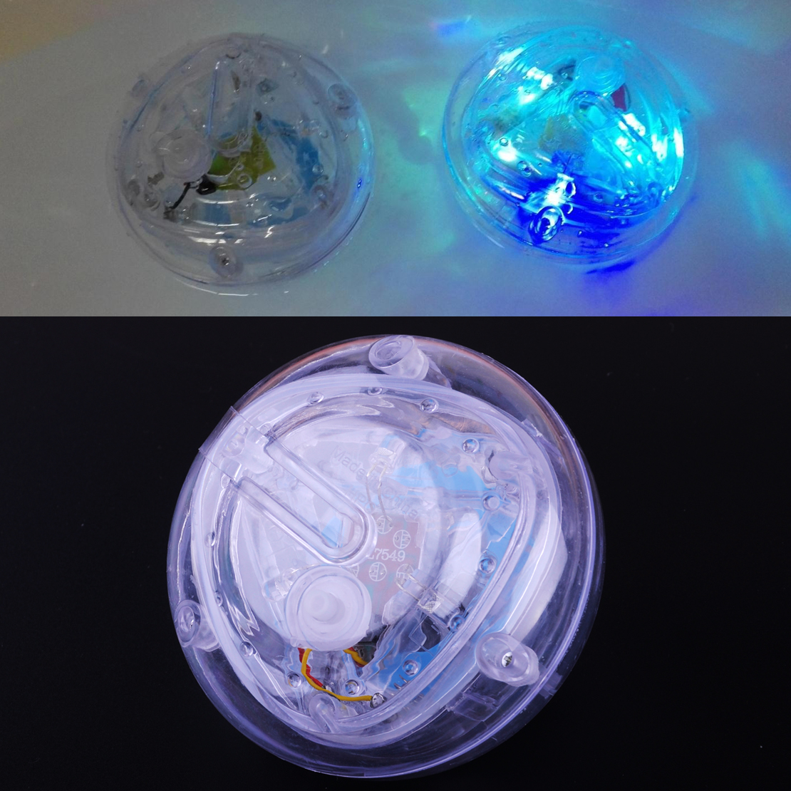 Wasserspielzeug Kinder Badewanne Spielzeug LED Licht Ball Baby Lampe Badespielzeug Badespaß G