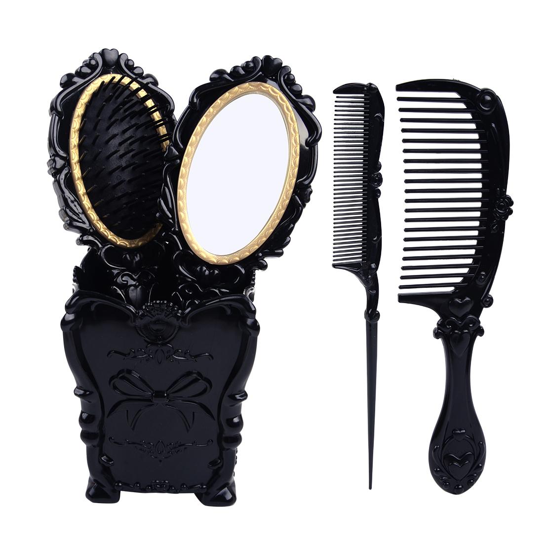 4x Daily Use Hair Comb Brush Set Fit For Women Girls Ladies With