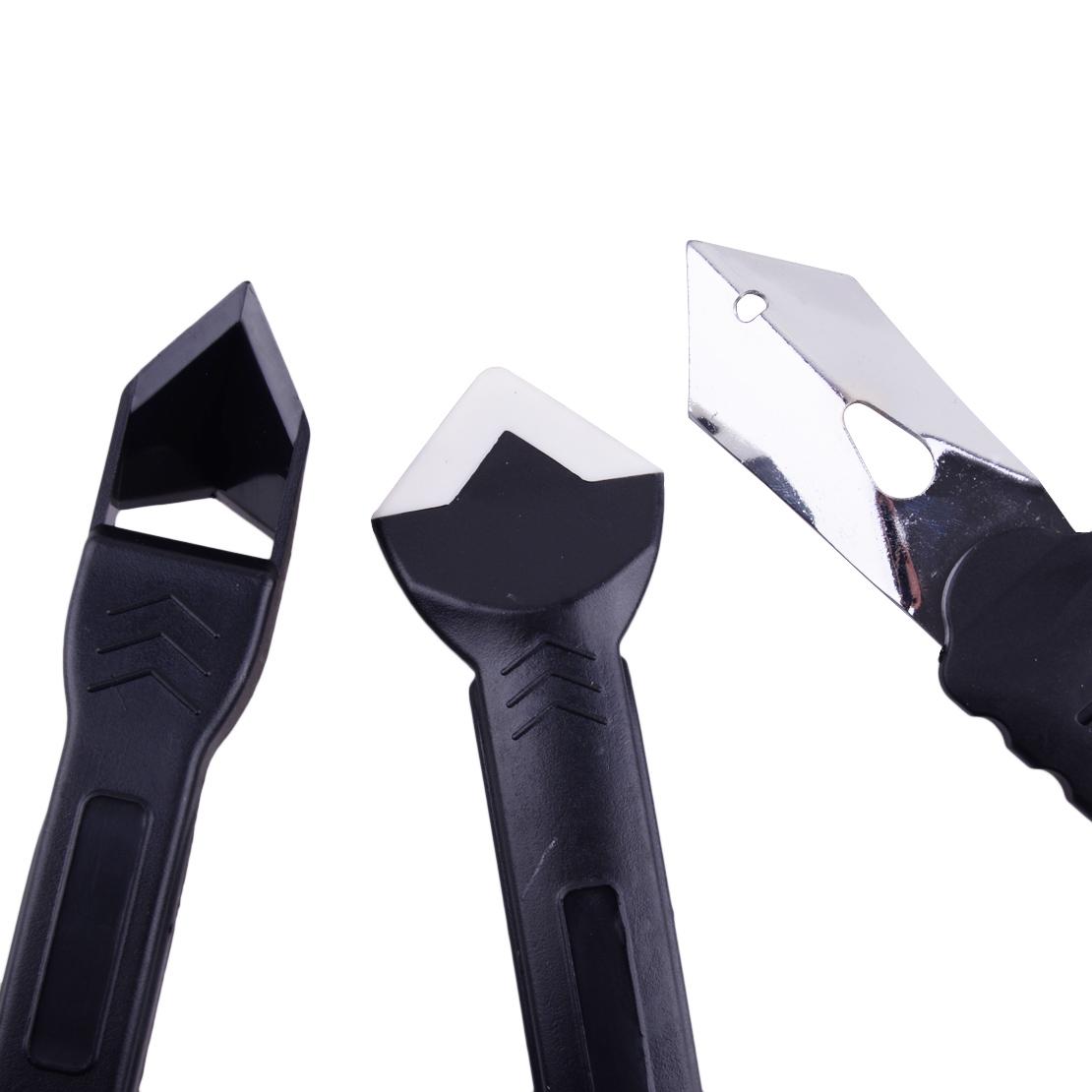 3x Silicone Scraper Caulking Grouting Sealant Finishing Cleaning