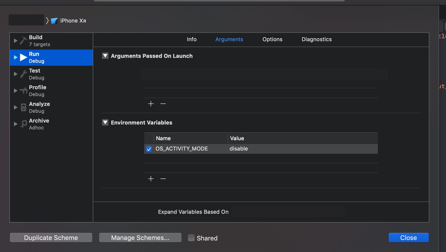 Debugging app terminating with uncaught exception of type NSException